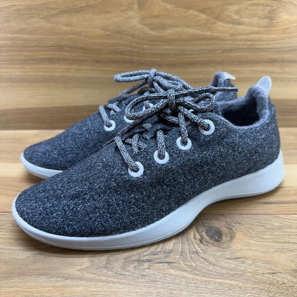 Allbirds Womens Size 9 Wool Runners Gray Lace Up Sneakers Comfort - Picture 2 of 11